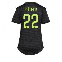 Dres Real Madrid Antonio Rudiger #22 Rezervni za Žensko 2022-23 Kratak Rukav